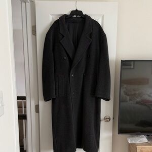 Hugo Boss Dark Gray Trench Coat